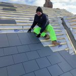 Slate roof repairs in Dudley
